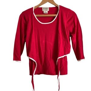 Fred David Hot Pink Blouse Size PL